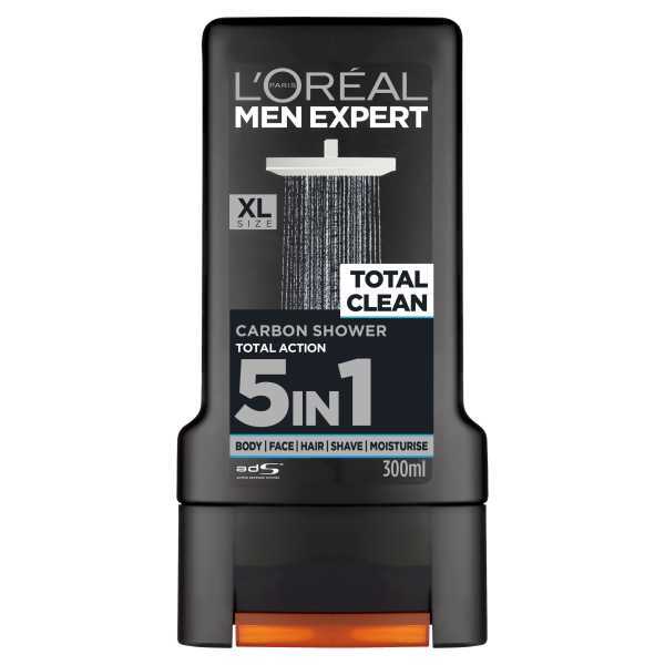 LOreal Men Expert Total Clean Shower Gel 300ml