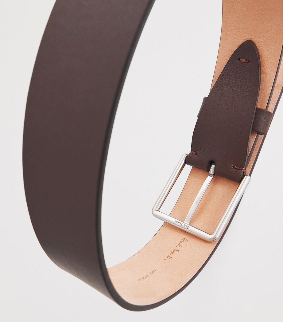 Paul Smith Leather Signature Stripe Stitch belt (British brand)