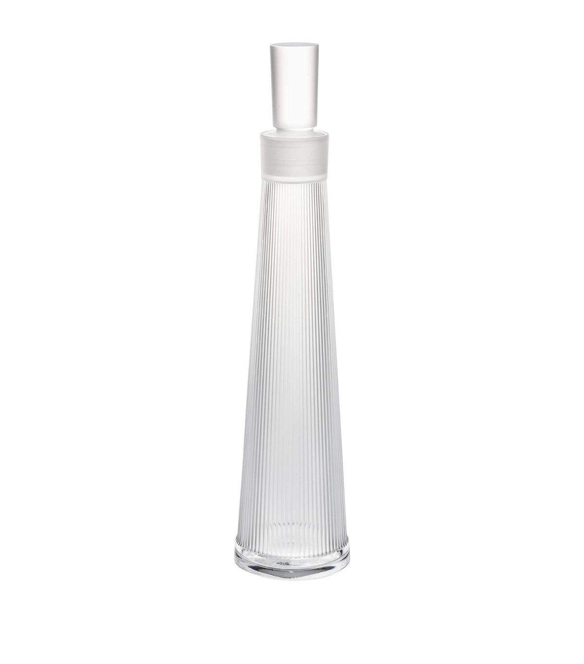 Lalique Wingen crystal decanter 29.5cm tall, UK version