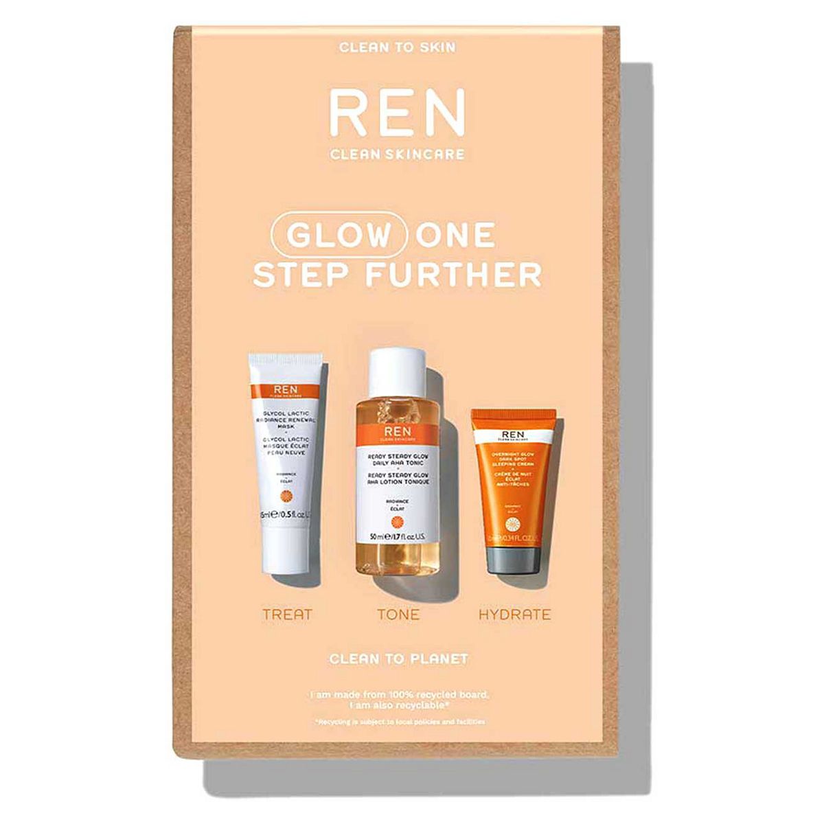 REN Clean Skincare Regime Kit: Glow One Step Further Body Care Boots   