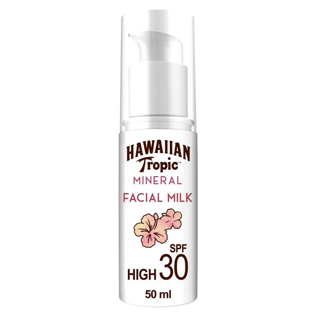 Hawaiian Tropic Mineral Protection Facial Milk Lotion SPF 30 50ml