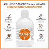 Kallos mango moisture repair shampoo 1L - British product