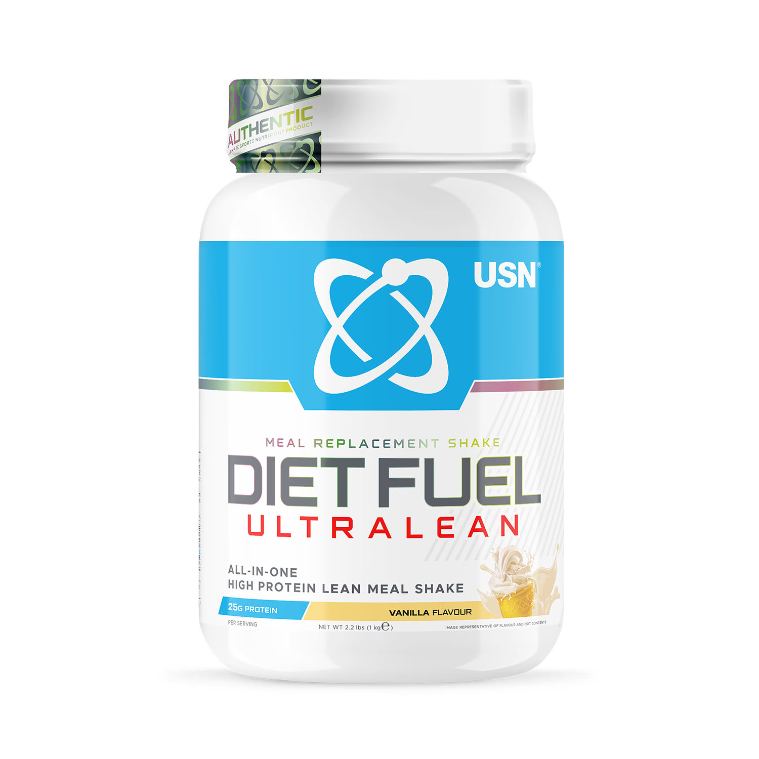 USN Diet Fuel meal replacement shake vanilla 1kg (British brand)
