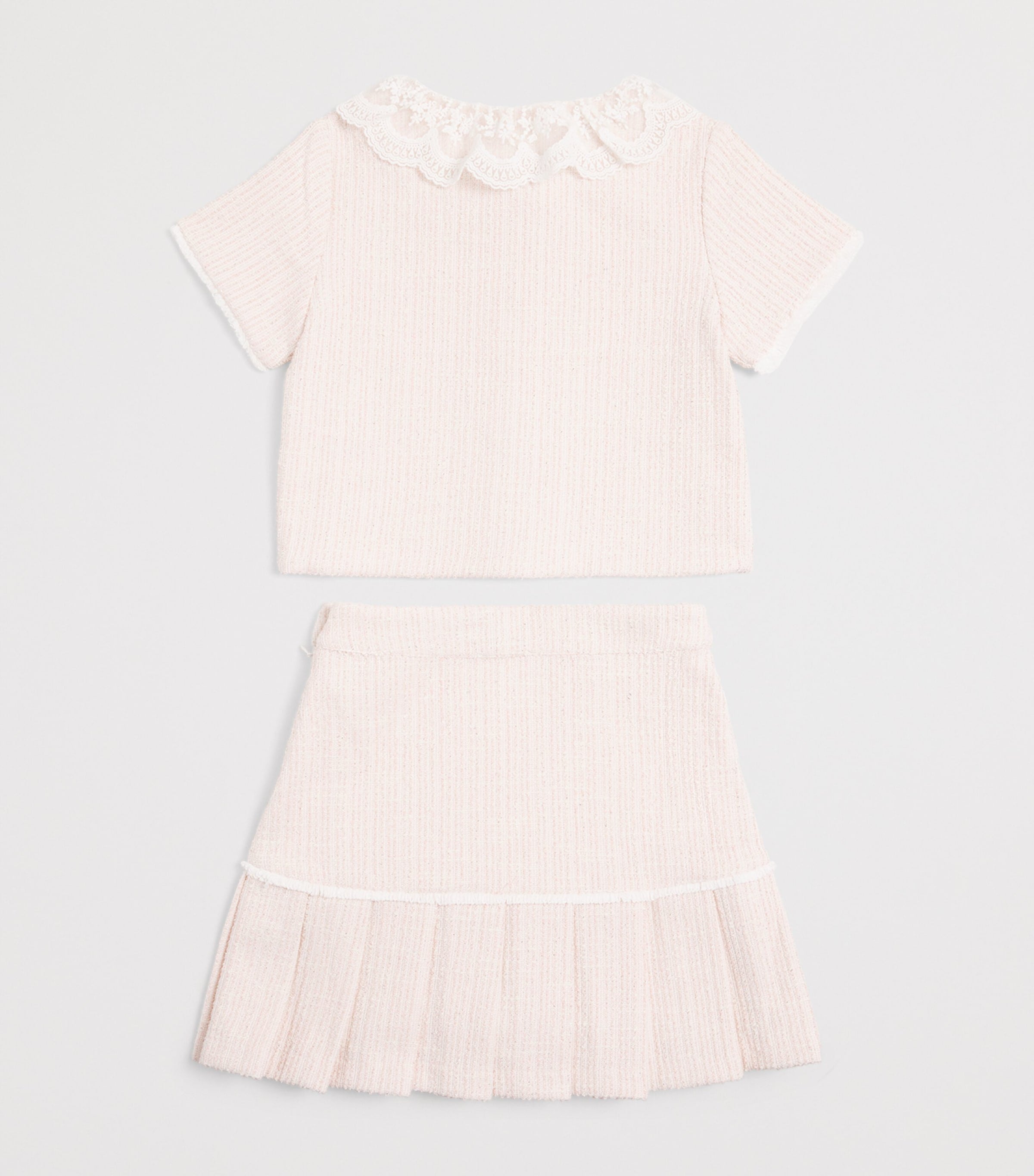 Patachou children's tweed top and skirt set for ages 3-14, imported from the UK