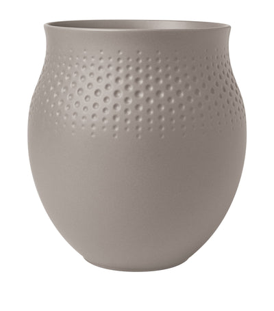 Harrods Villeroy & Boch Porcelain Manufacture Collier Vase 18cm- Buy online at McGrocer