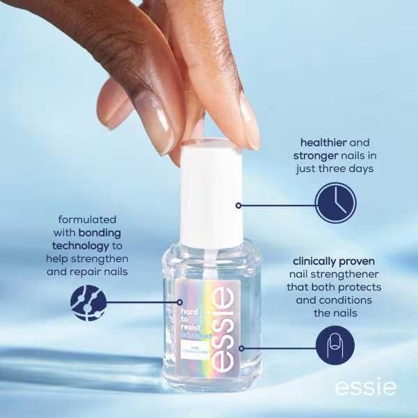 Essie Hard To Resist advanced nail strengthener treatment clear finish - British product