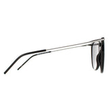 Hugo Boss BOSS 1272/S black mirrored round sunglasses - British product