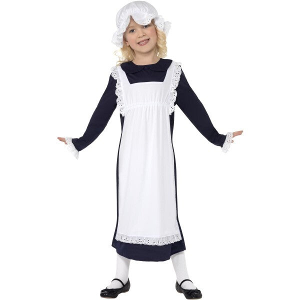 Smiffys Victorian Poor Girl Costume White