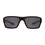 Freedom Polarised Sunglasses - Matte Black
 and Red Frame GOODS Boots   