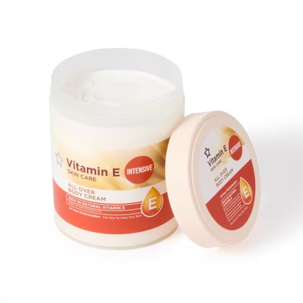 Superdrug Vitamin E body cream 475ml (British brand)