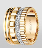 Boucheron Quatre yellow gold diamond ring (British brand)