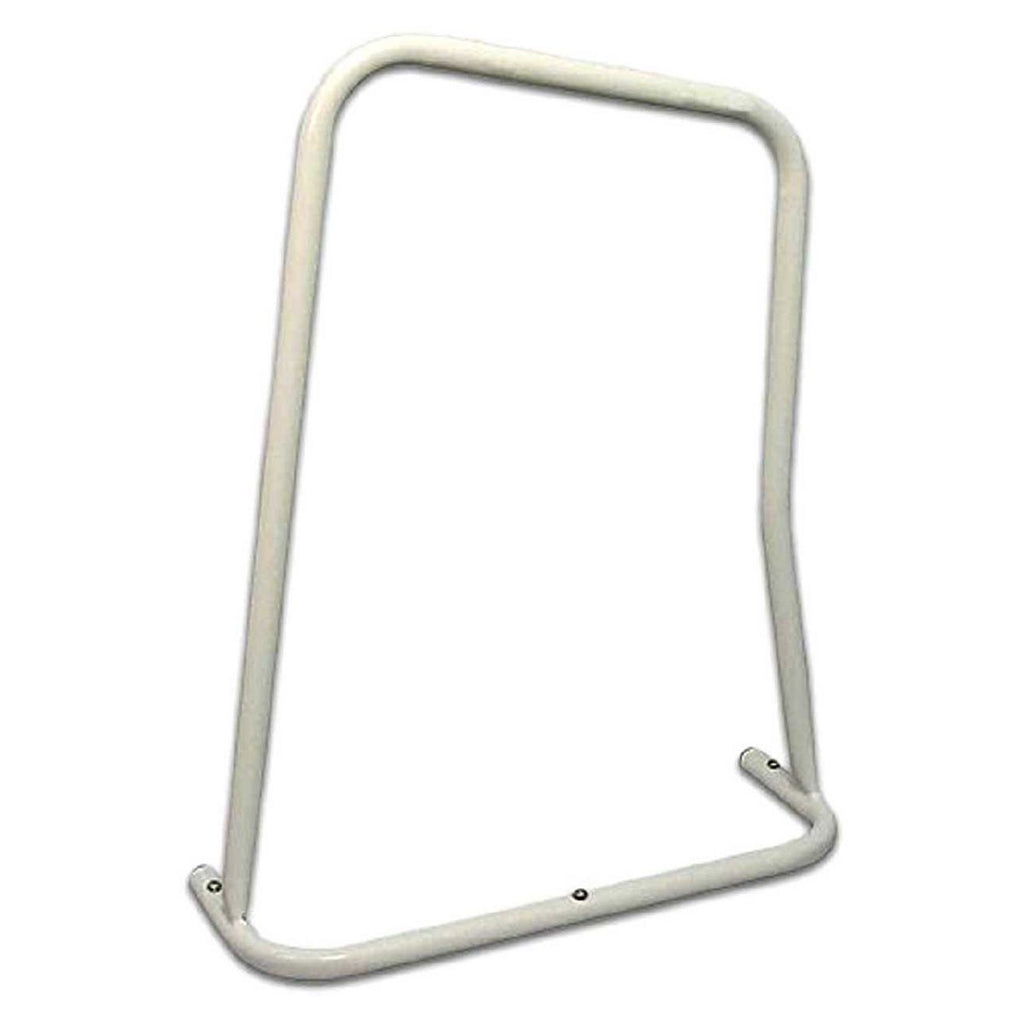 NRS Healthcare Shelford Support Toilet Frame Left Handed Floor Fixed White