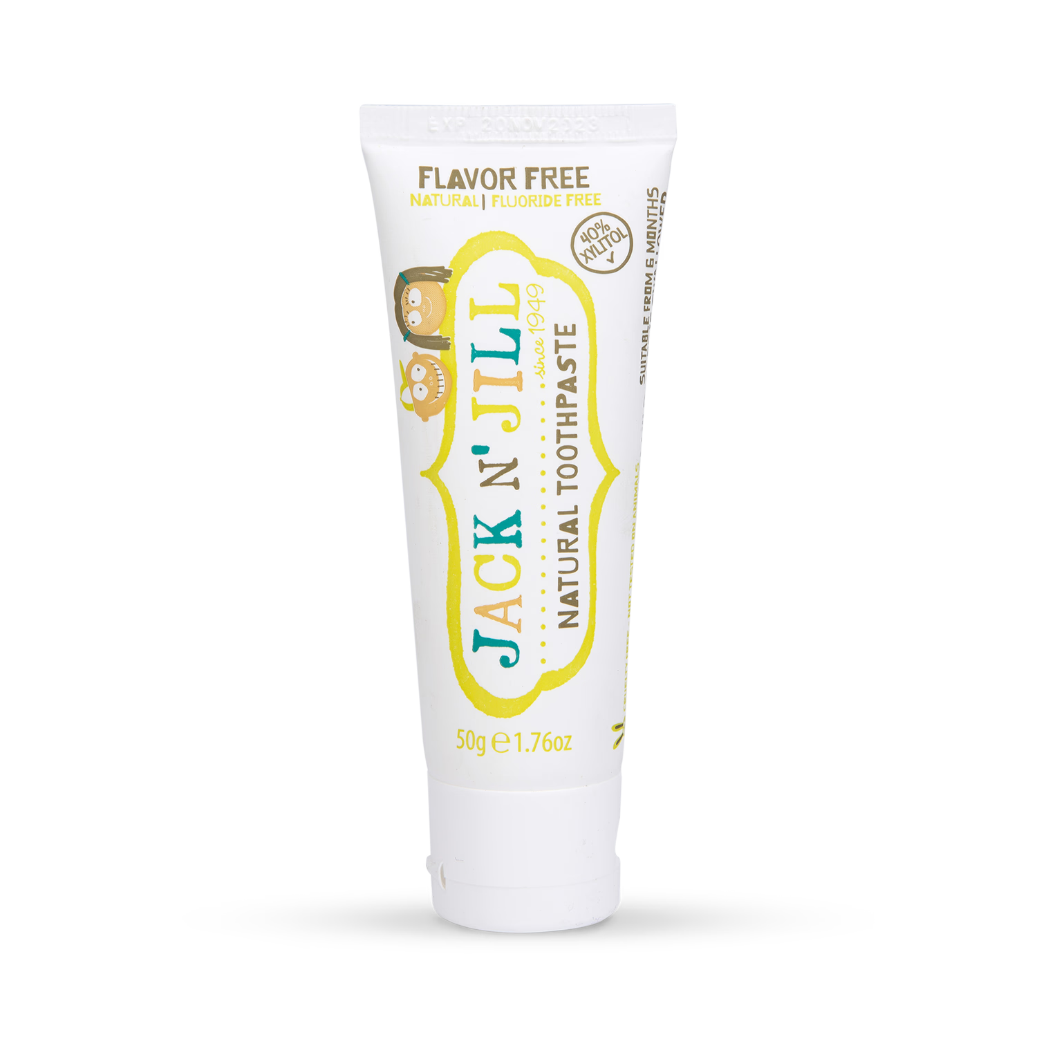 Jack N' Jill natural toothpaste 50g for kids - British product