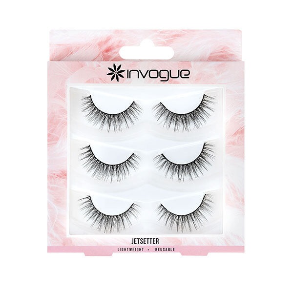 Invogue Multipack Lashes Jet Setter 3 Pair, UK version