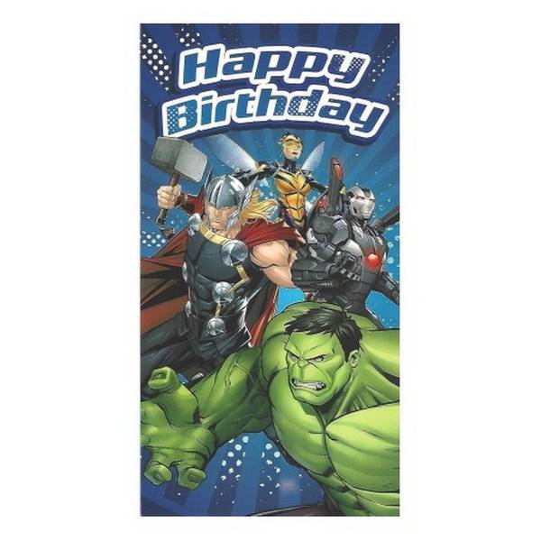 Avengers Die Cut Birthday Gift Bag