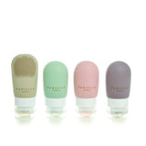 Danielle Creations travel bottle set with customisable labels - British product