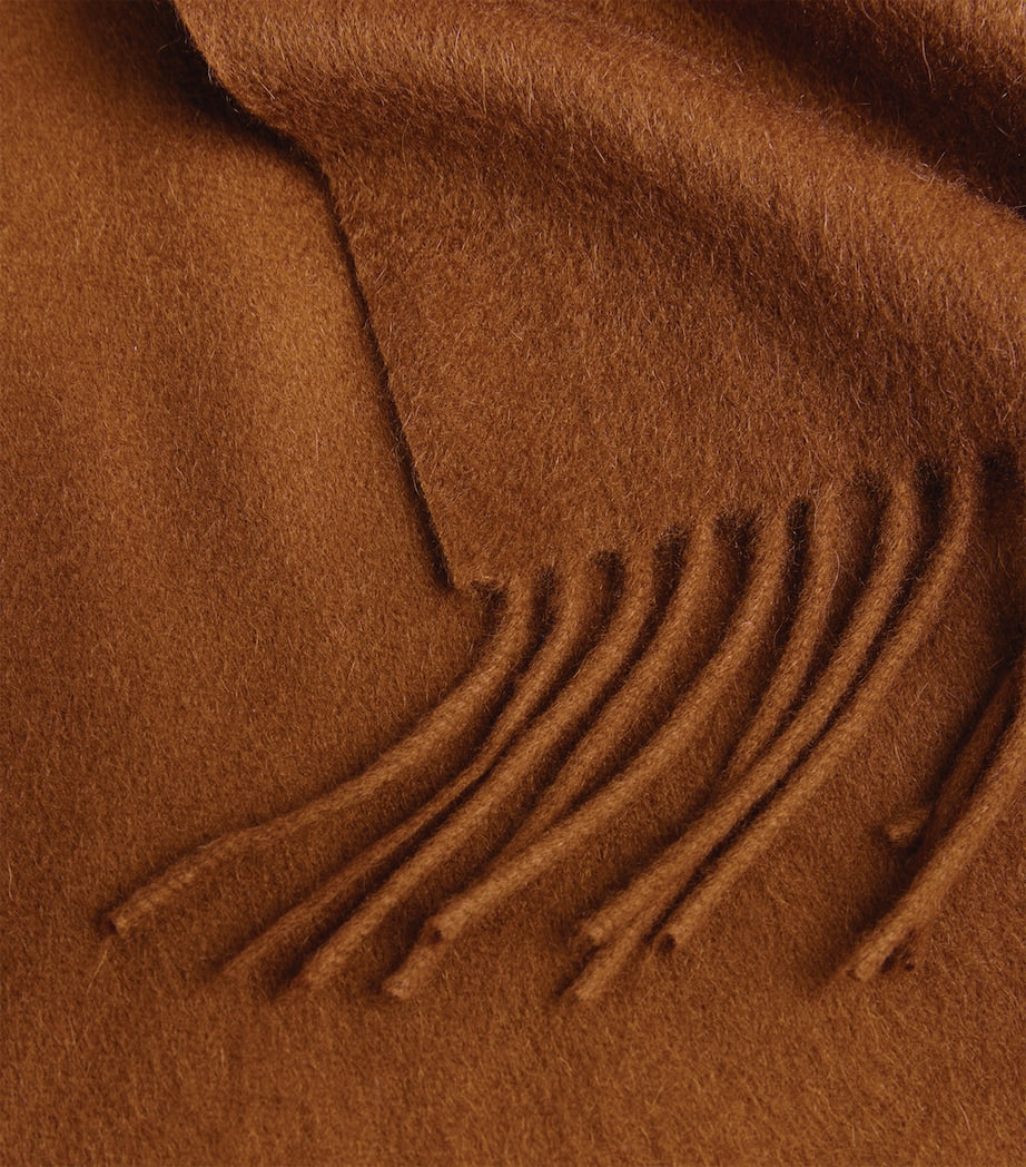 Max Mara cashmere fringed scarf 180cm x 70cm, imported from the UK
