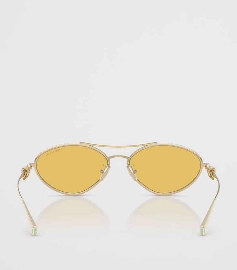 Tiffany & Co. TF3117 metal irregular sunglasses - British product