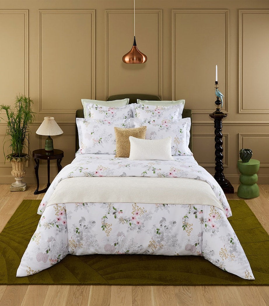 Yves Delorme Orchidee king bedcover 250cm x 250cm, imported from the UK
