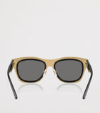 Lunettes de soleil Versace Square Medusa monture en métal doré, version UK