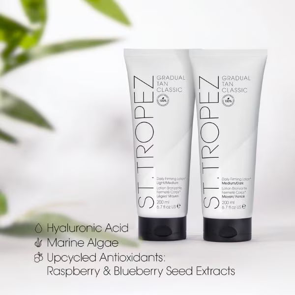 St.Tropez Gradual Tan Daily Firming Lotion Medium Dark 200ml (British brand)