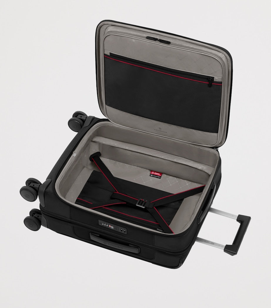 Victorinox carry-on spinner suitcase with removable garment sleeve, 55cm (British brand)
