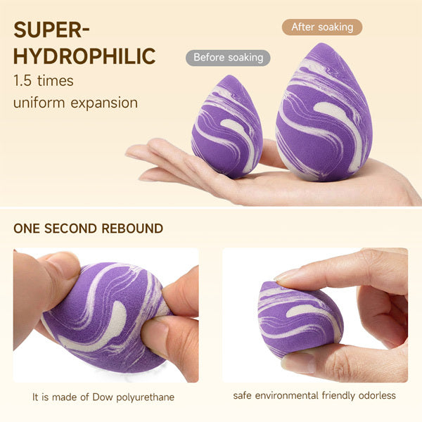 Livingandhome teardrop makeup sponge 6cm, imported from the UK