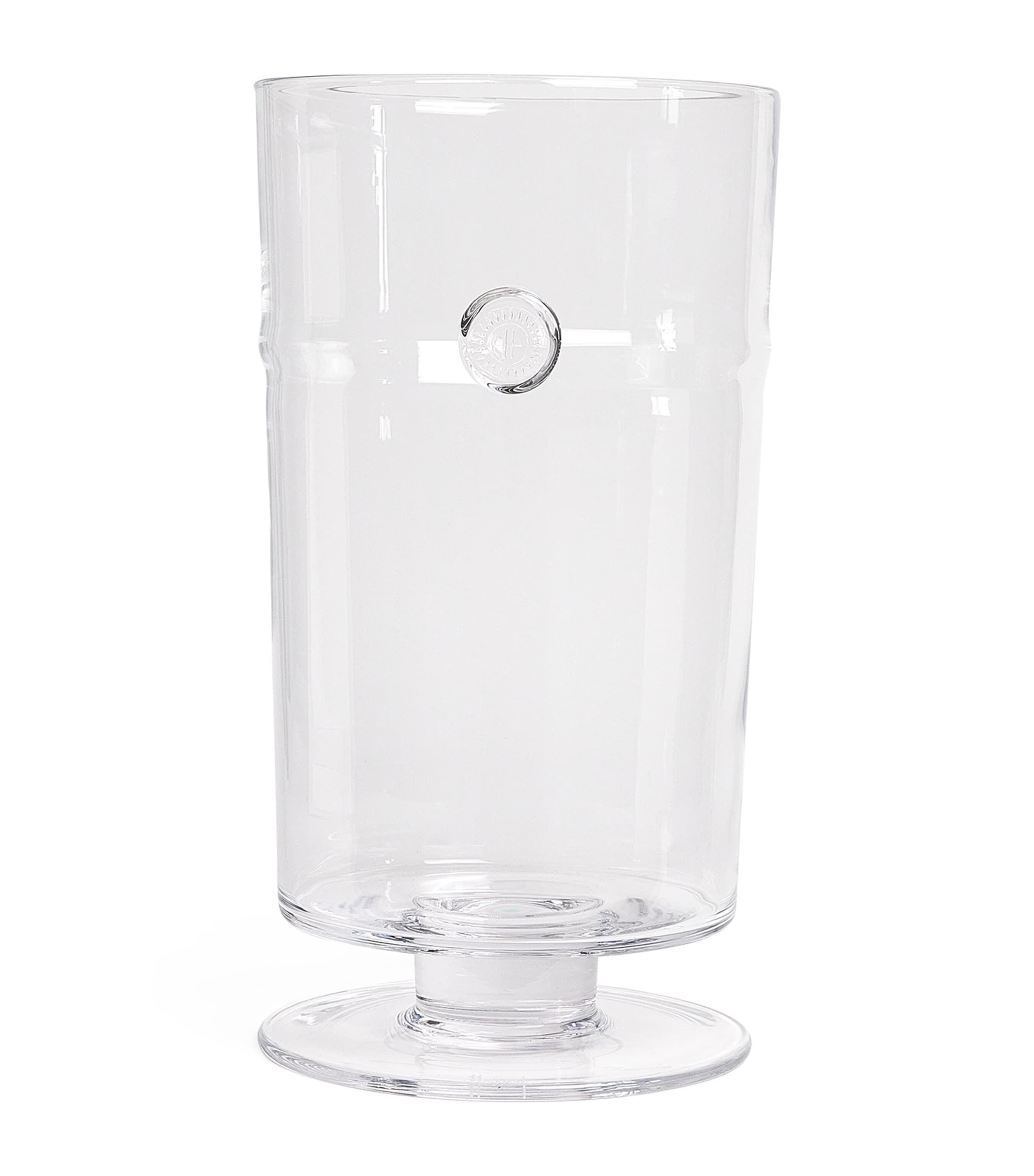 Harrods large glass emblem vase, UK version