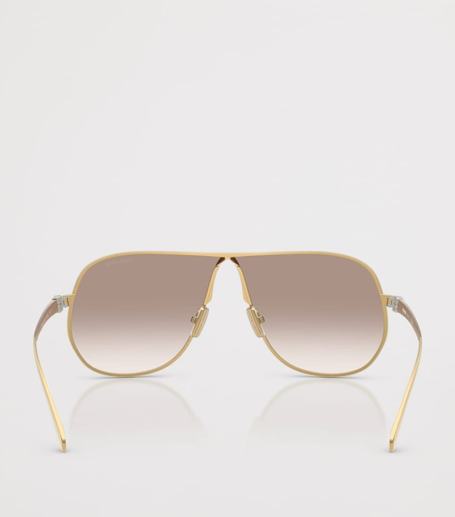 Miu Miu metal pilot sunglasses, imported from the UK