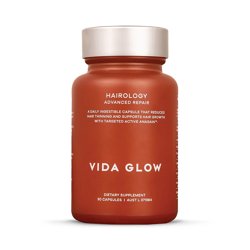 Vida Glow Hairology food supplement 30 capsules, UK version