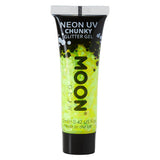 Moon Glow Yellow Glitter Gel, imported from the UK