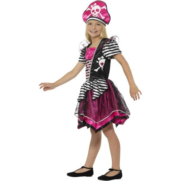 Smiffys Perfect Pirate Girl Costume dress and hat, imported from the UK