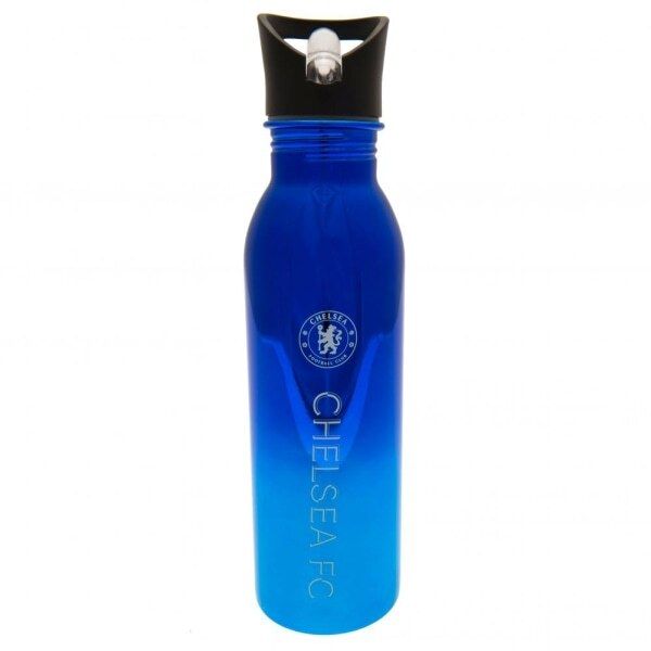 Chelsea FC Metallic Sports Bottle GOODS Superdrug   