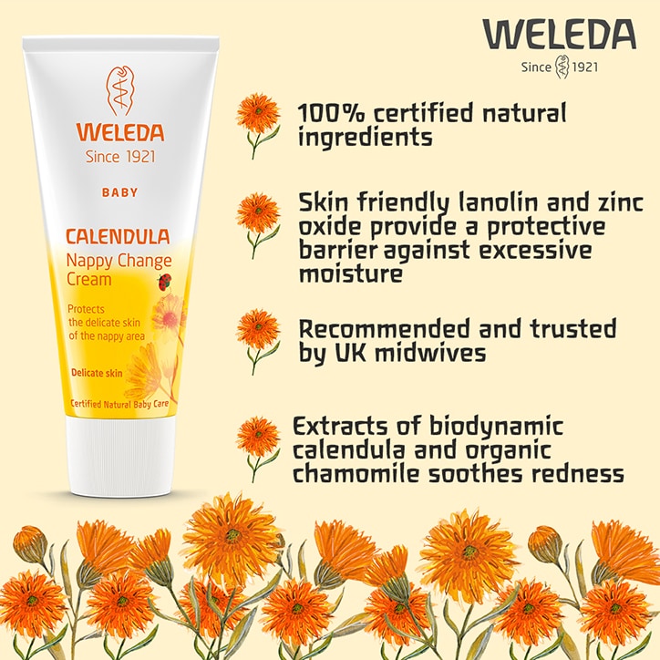 Weleda Calendula Baby & Child Nappy Change Cream 75ml Natural Mother & Baby Care Holland&Barrett   