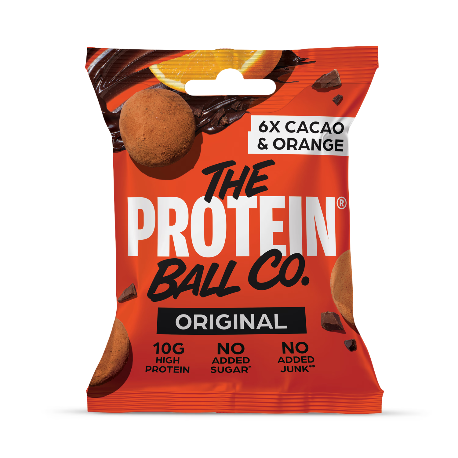 Ballsy Cacao & Orange high protein balls (British brand)