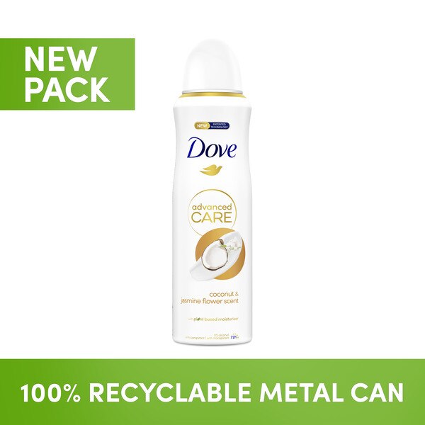 Dove Advanced Antiperspirant Deodorant Coconut Aerosol 200ml GOODS Superdrug   