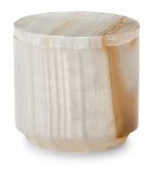 Labrazel Onyx Ambarino bathroom canister 10cm, imported from the UK