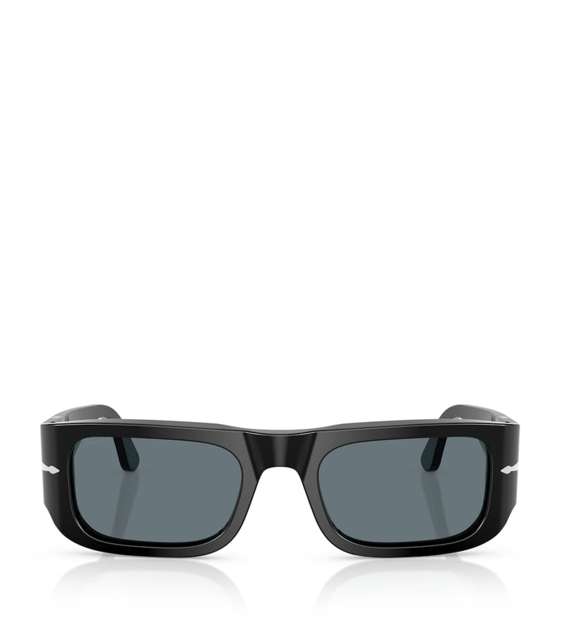 Persol acetate pillow sunglasses with Barberini lenses, UK version
