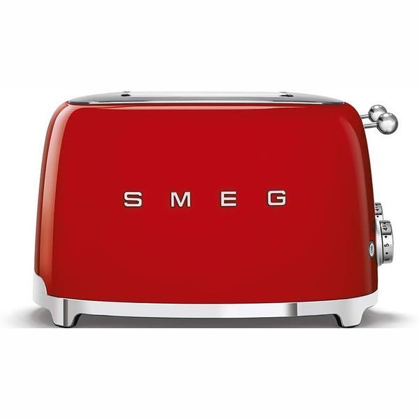 طقم غلاية وسخان خبز Smeg أحمر، إصدار المملكة المتحدة