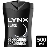 Lynx Black Fresh Charge Shower Gel 500ml GOODS Boots   