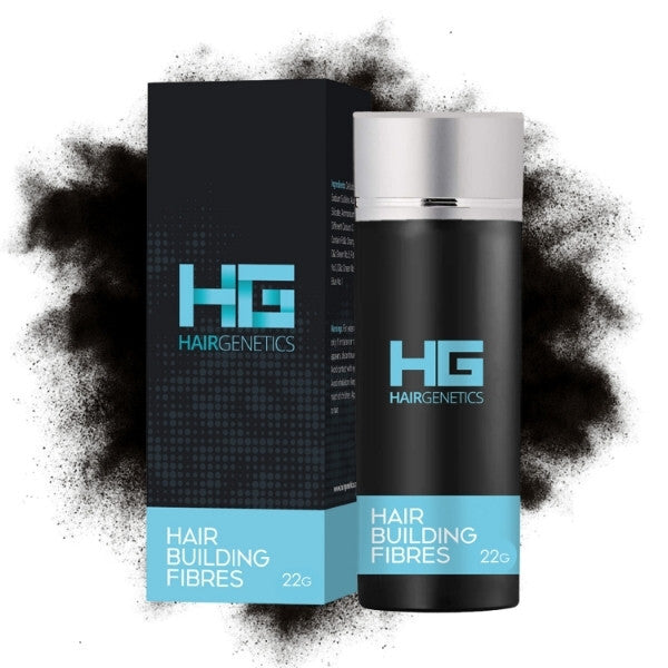 Hair Genetics Hair Building Fibres Black 22g - British product