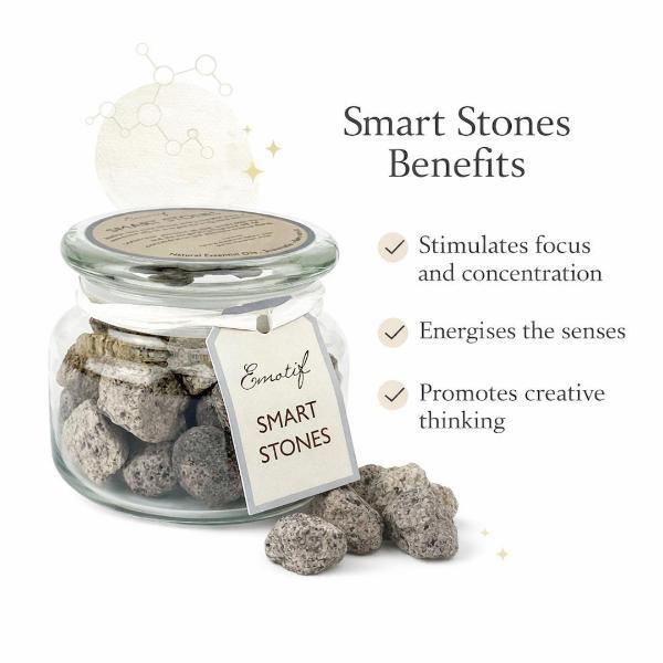 CorinCraft Smart aromatherapy lava stones in jar - British product