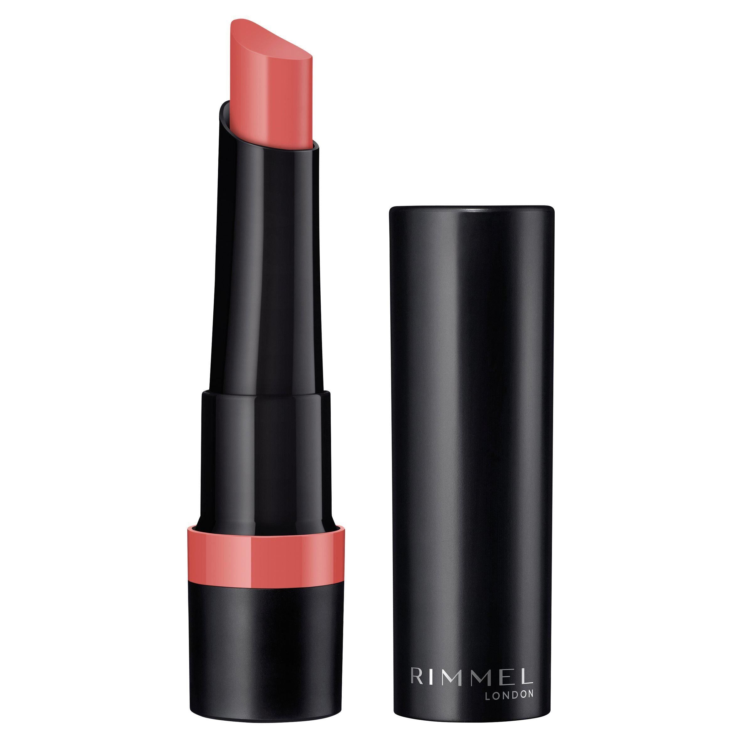 Rimmel London Lasting Finish Matte Lipstick 145 Peach Petal 2.3g All Sainsburys   