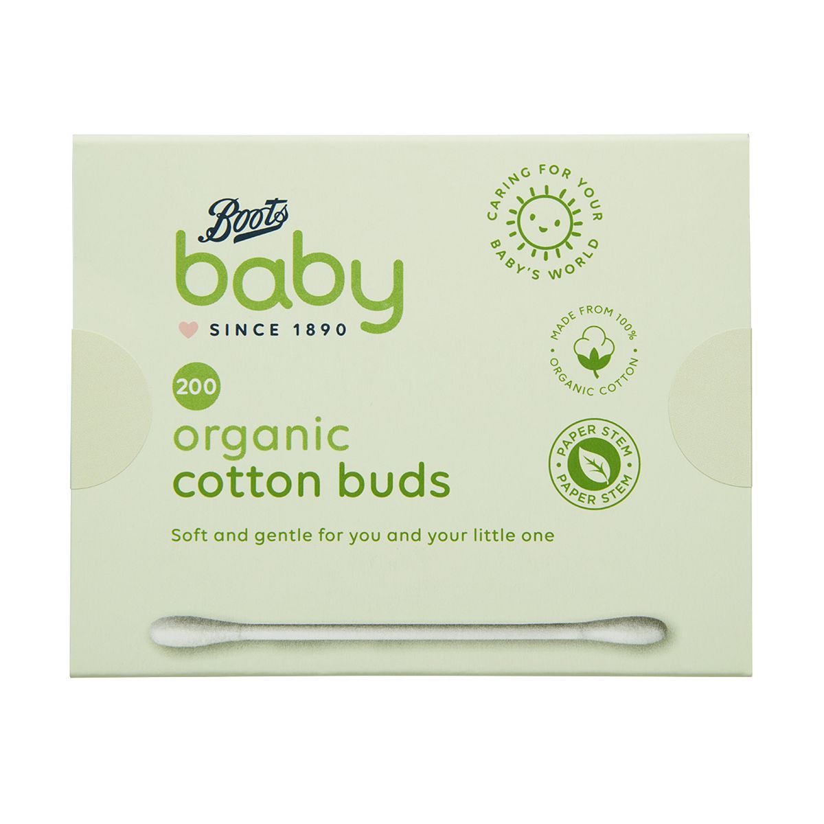 Boots Baby Organic Cotton Buds 200s Baby Accessories & Cleaning Boots   