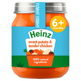 Heinz By Nature Sweet Potato & Tender Chicken 4+ Months 120g baby meals Sainsburys   