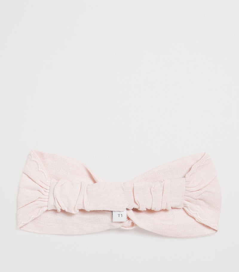 Tartine et Chocolat linen embroidered headband (British brand)