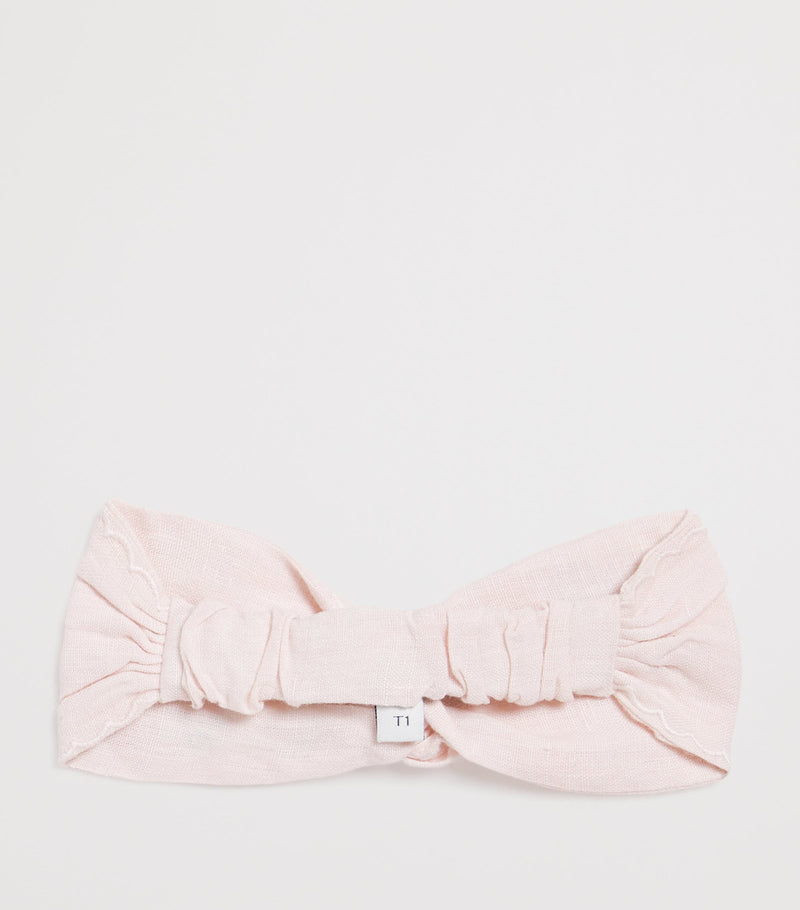 Tartine et Chocolat linen embroidered headband (British brand)
