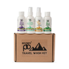 Pits & Bits Travel Wash Kit no-rinse 4x100ml (British brand)