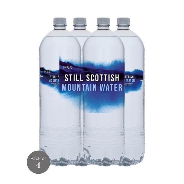 M&S Still Scottish Mountain Water   4 x 2L