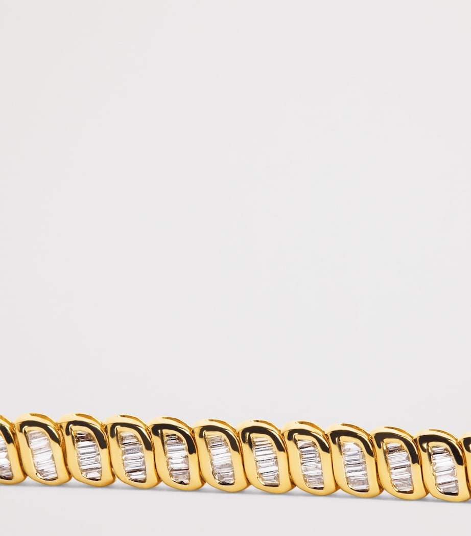 Anita Ko yellow gold diamond Zoe necklace - British product